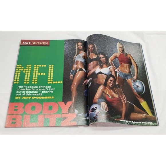 Muscle & Fitness MAGAZINE SCHWARZENEGGER STALLONE October 2004 NFL Cheerleaders - Picture 5 of 10